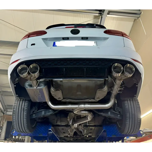 L-Performance - Golf 7R FL Variant - Terrorline-V4 Klappenauspuff 3,5Zoll - Abgasanlagen / Downpipes