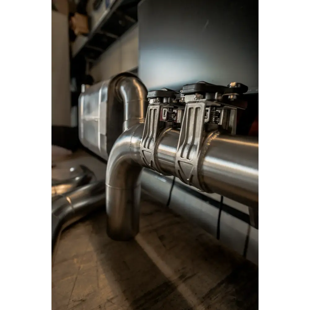L-Performance - Golf 8 GTI / Clubsport - Terrorline V4 Klappenabgasanlage 3,5 Zoll - Abgasanlagen / Downpipes