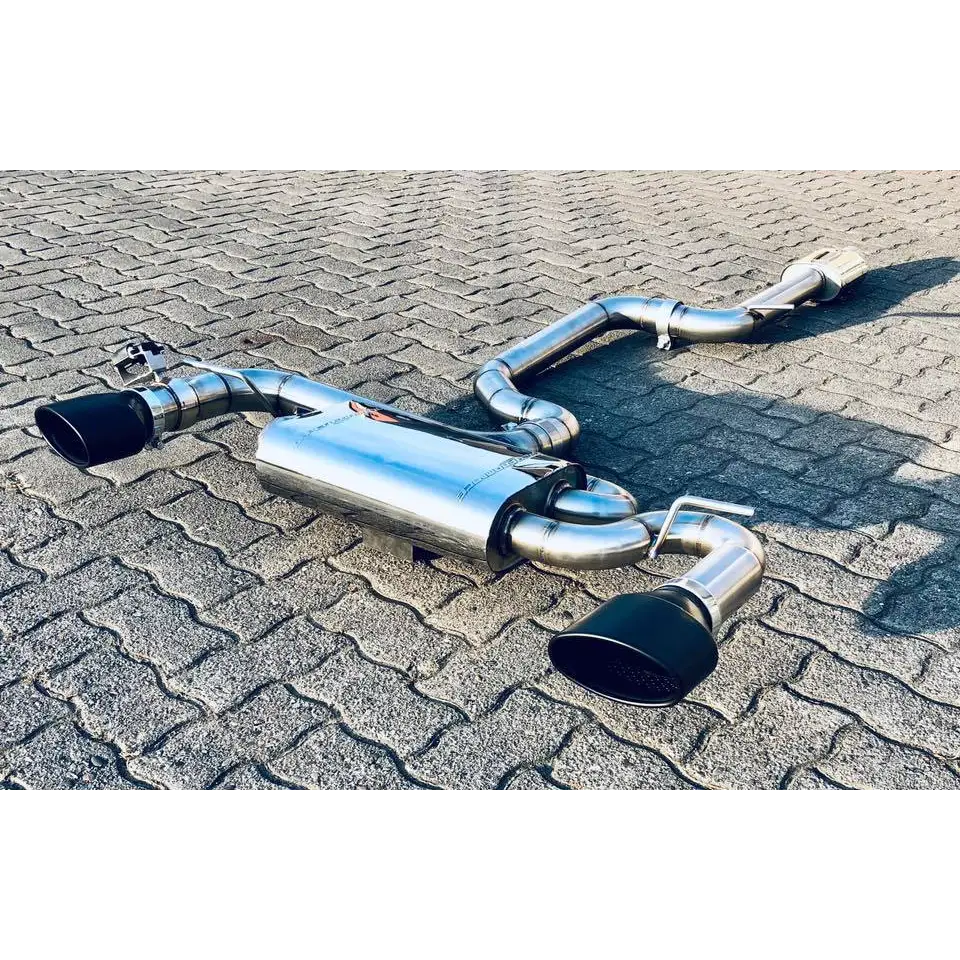 L-Performance - Seat Leon Cupra Terrorline Klappenabgasanlage 3,5 Zoll auf 2x3 Zoll mit CH Zulassung - Abgasanlagen
