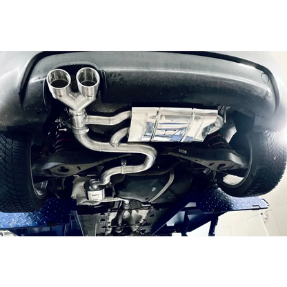 L-Performance - VW Golf 5 GTI / 3 Zoll Klappenauspuff mit CH Zulassung - Abgasanlagen / Downpipes