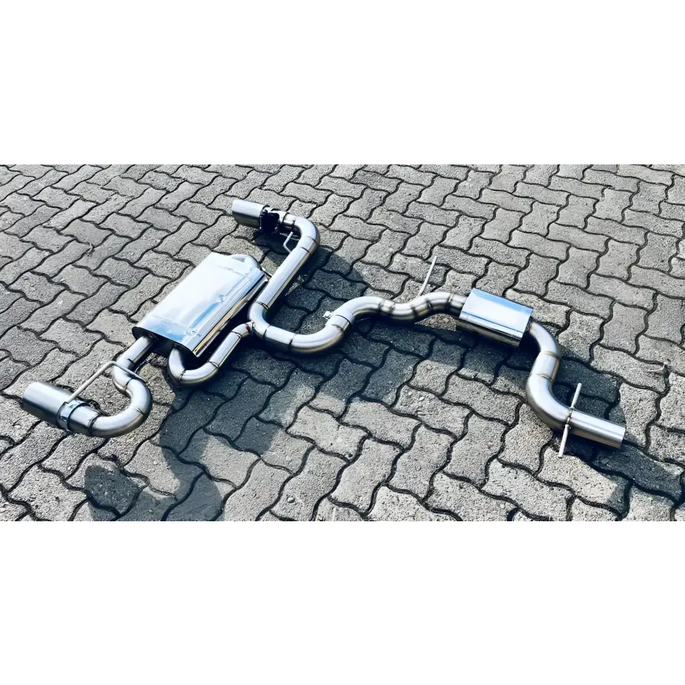 L-Performance - VW Golf 6 GTI Klappenabgasanlage mit CH Zulassung - 101mm scharfkantig / Adapter auf Serie / BWA