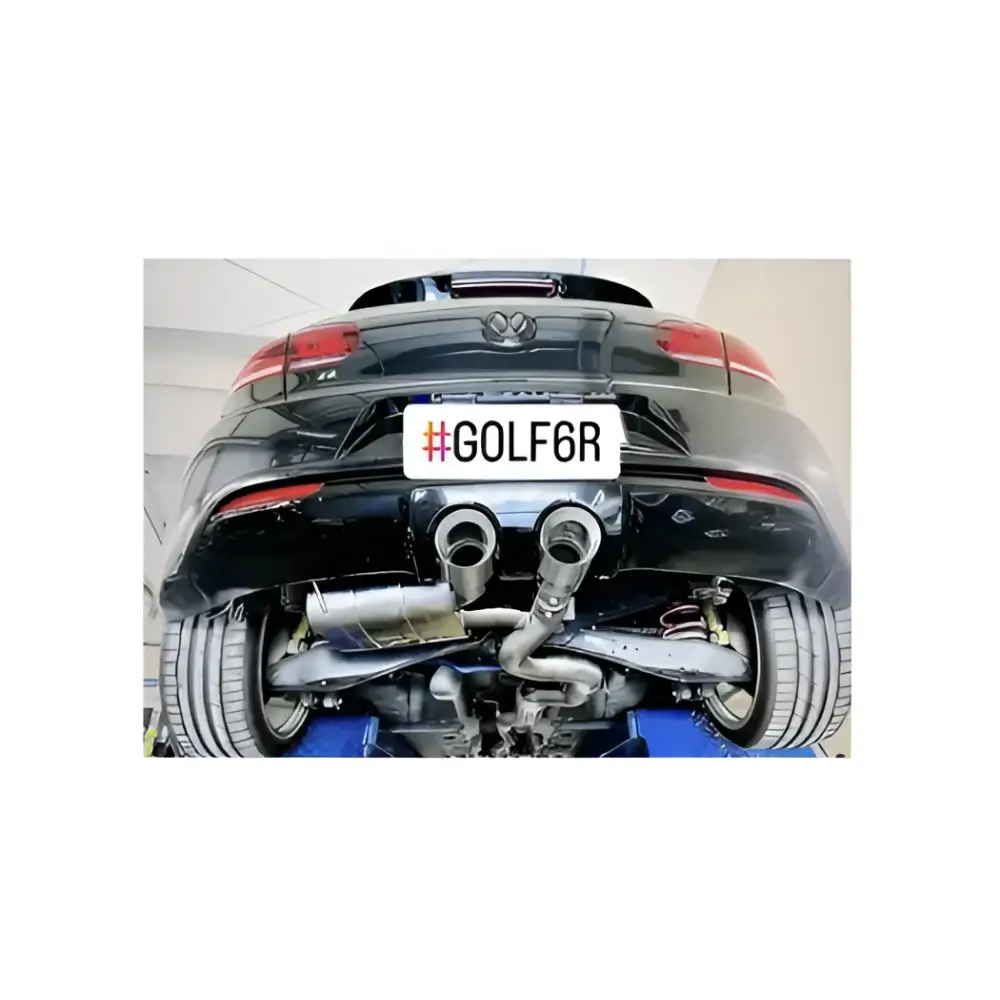 L-Performance - VW Golf 6R Terrorline 3,5ÕÕ Klappenauspuffanlage mit CH-Zulassung - Abgasanlagen / Downpipes