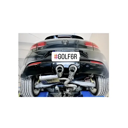 L-Performance - VW Golf 6R Terrorline 3,5ÕÕ Klappenauspuffanlage mit CH-Zulassung - Abgasanlagen / Downpipes