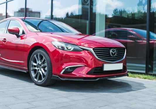 Maxton Design Frontlippe für Mazda Mazda 6 MK3|GJ Facelift Carbon Look