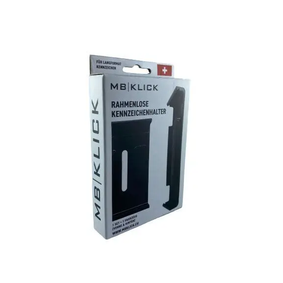 MB Klicks - Kennzeichenhalter Rahmenlos (Schweiz) - Zubehör / Merchandise