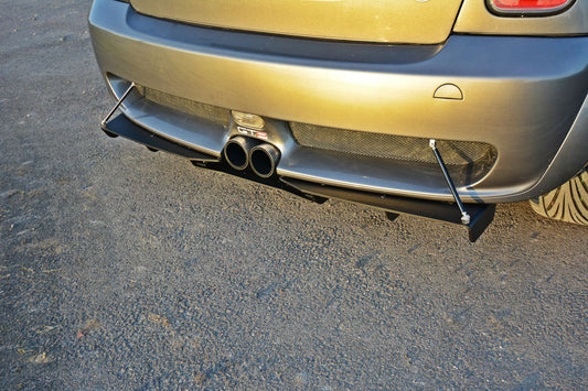 Maxton Design Racing-Diffusor für Mini Cooper R53 S schwarz unbearbeitet