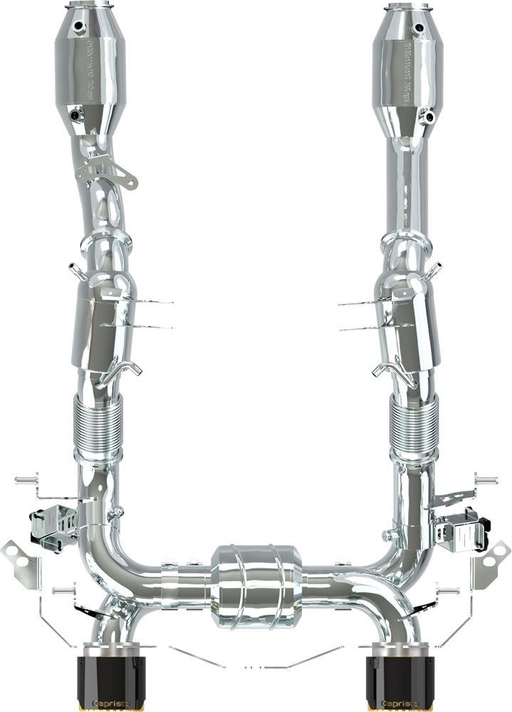 Capristo Sportauspuff Maserati MC20 mit CH-Gutachten