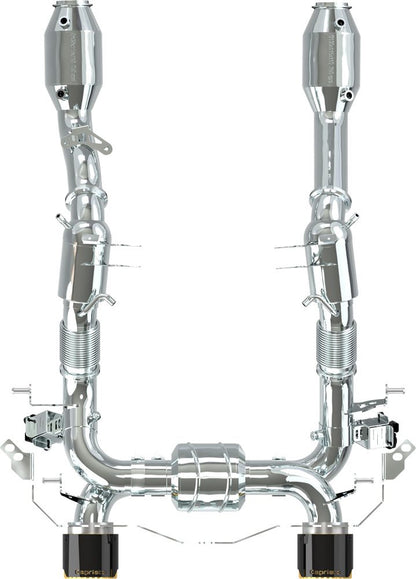 Capristo Sportauspuff Maserati MC20 mit CH-Gutachten