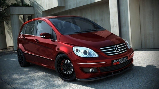Maxton Design Frontlippe für Mercedes B-Klasse W245 schwarz hochglanz