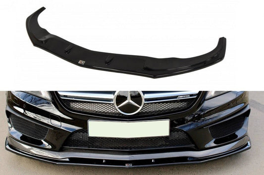 Maxton Design Frontlippe für Mercedes CLA-Klasse C117 CLA45 AMG Vorfacelift schwarz strukturiert