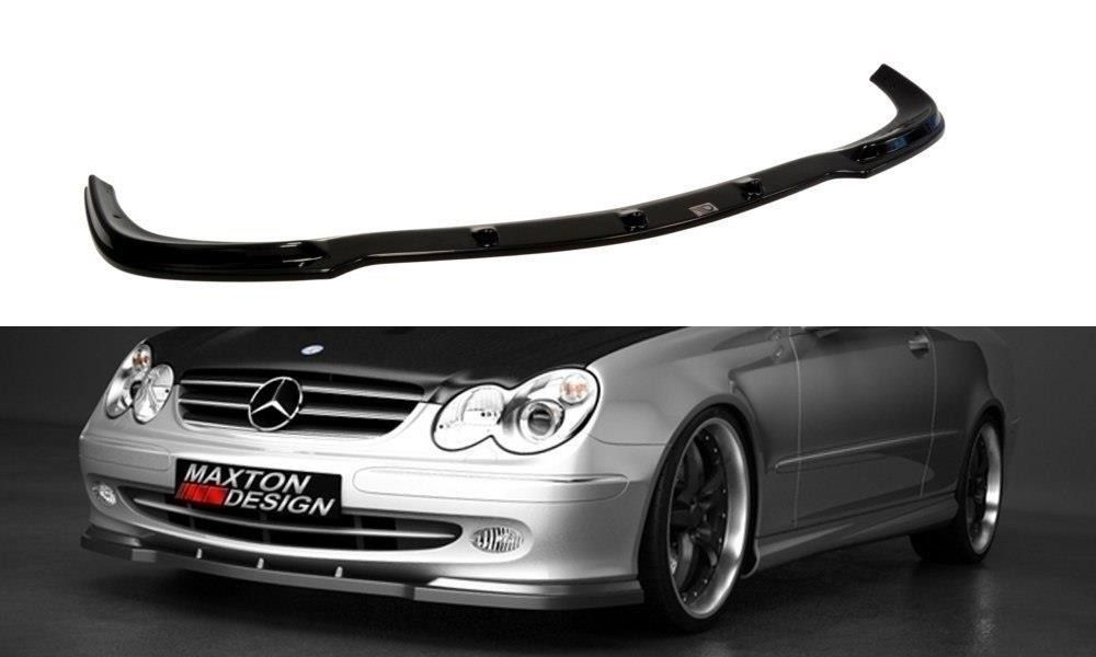 Maxton Design Frontlippe für Mercedes CLK W209 schwarz strukturiert