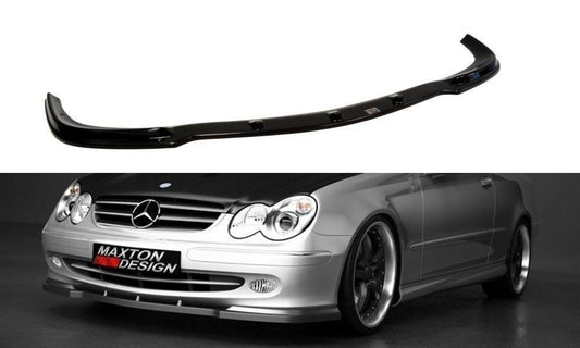 Maxton Design Frontlippe für Mercedes CLK W209 schwarz hochglanz