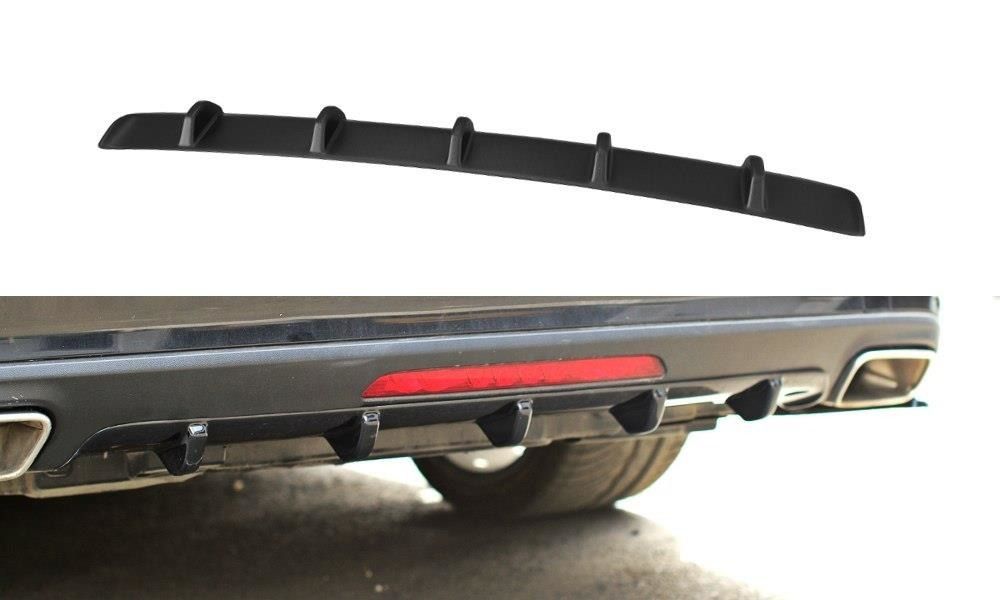 Maxton Design Diffusor für Mercedes CLS-Klasse C218 schwarz strukturiert