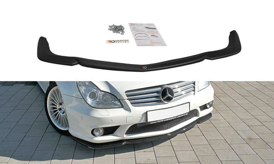 Maxton Design Frontlippe für Mercedes CLS-Klasse C219 CLS55 AMG schwarz hochglanz
