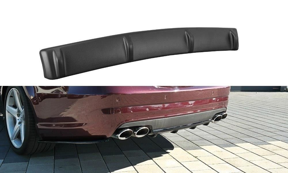 Maxton Design Diffusor für Mercedes CLS-Klasse C219 CLS55 AMG schwarz hochglanz