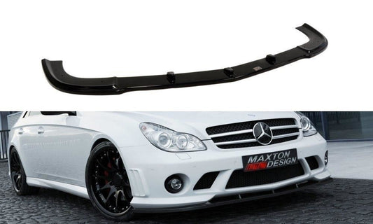 Maxton Design Frontlippe für Mercedes CLS-Klasse C219 Carbon Look