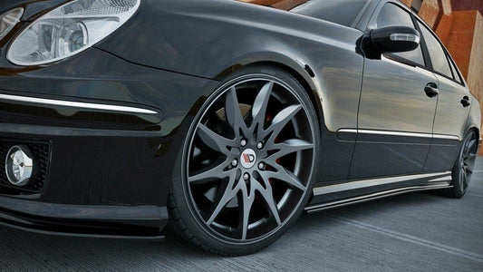 Maxton Design Seitenschweller für Mercedes E-Klasse W211 E55 AMG Carbon Look