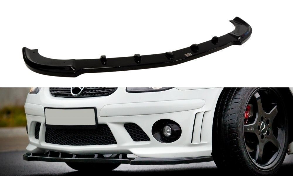 Maxton Design Frontlippe für Mercedes SLK-Klasse R170 Carbon Look