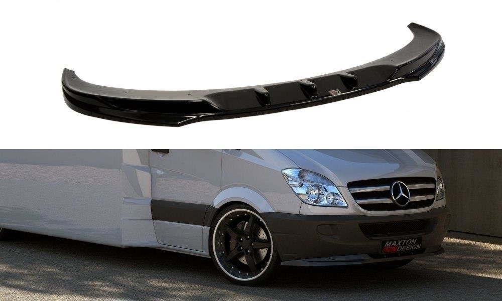 Maxton Design Frontlippe für Mercedes Sprinter MK2 Facelift schwarz hochglanz