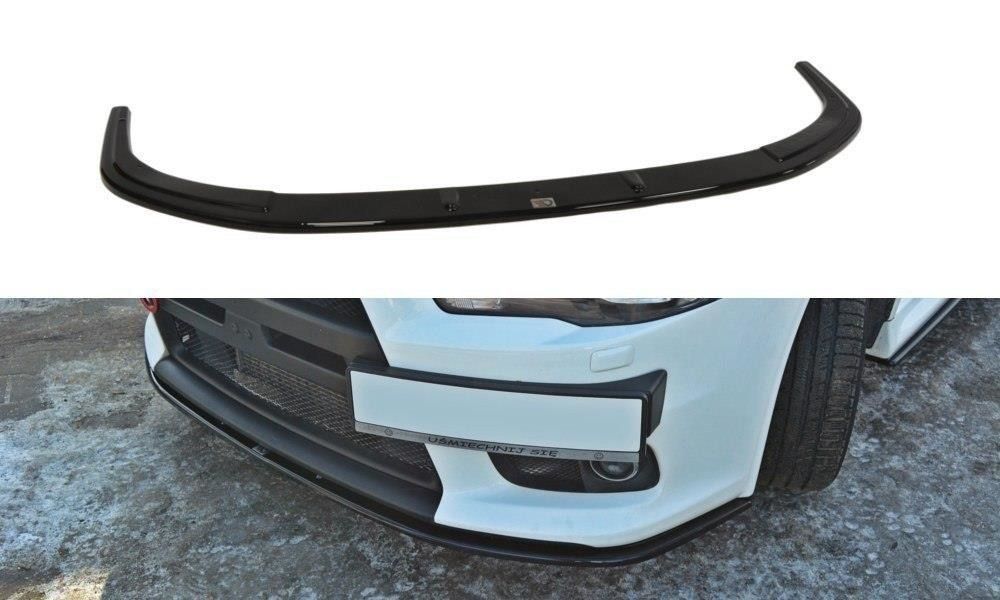 Maxton Design Frontlippe für Mitsubishi Lancer Evolution X Carbon Look
