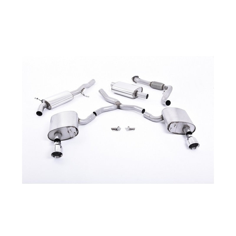Milltek - Auspuffanlage ab Kat Polished Audi A4 B9 15-