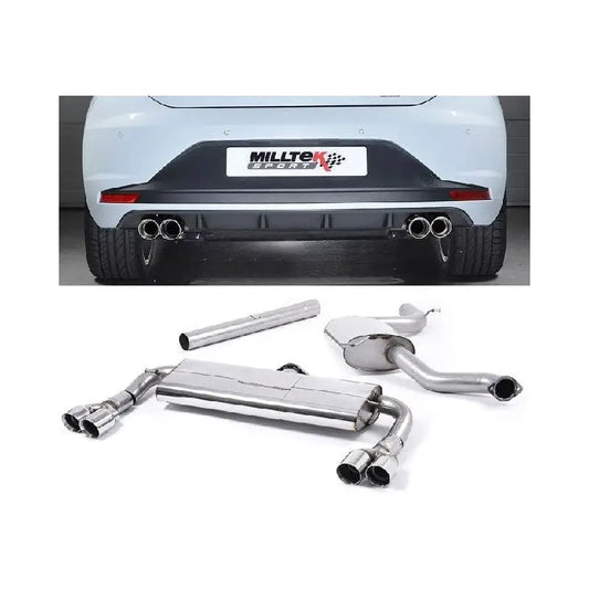 Milltek - Auspuffanlage Seat Leon Cupra 2.0 TSI - Abgasanlagen / Downpipes