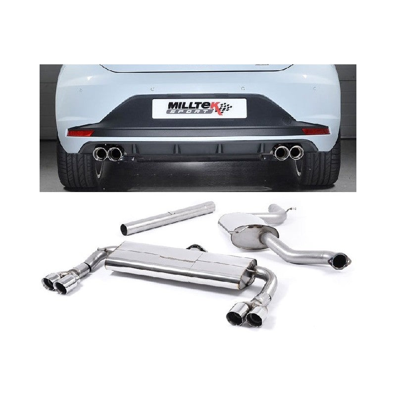 Milltek - Auspuffanlage Seat Leon Cupra 2.0 TSI