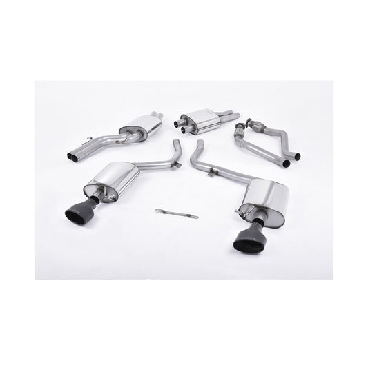 MILLTEK - DUPLEX SPORTAUSPUFF ANLAGE AB KAT AUDI S5 B8 COUPE