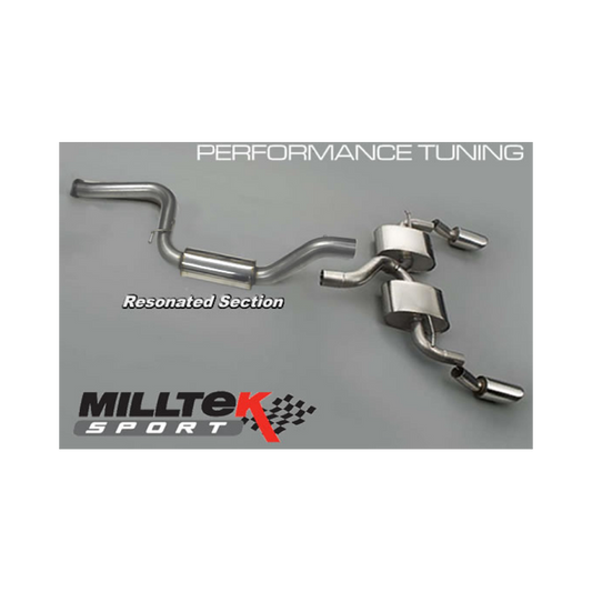 MILLTEK - Kat-back Auspuffanlage Ford FOCUS RS MK2