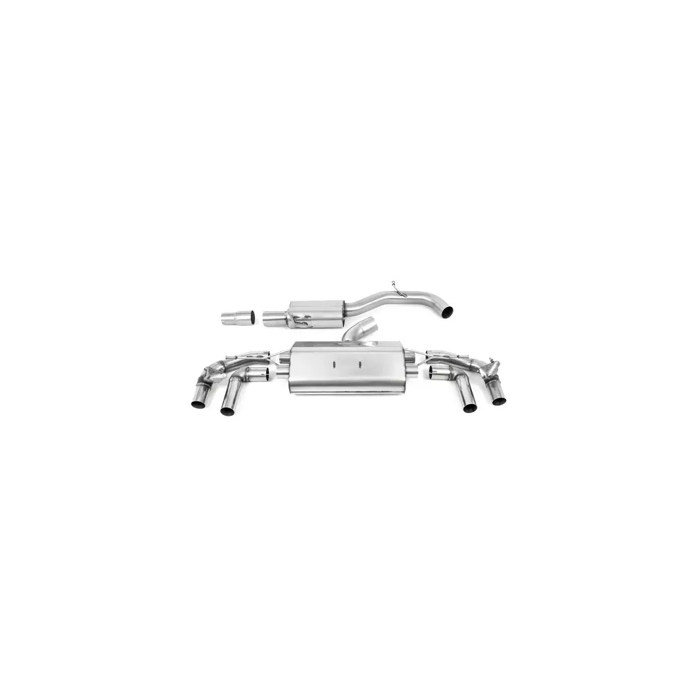 Milltek - Klappenauspuff Anlage VW Golf 8 R - Abgasanlagen / Downpipes