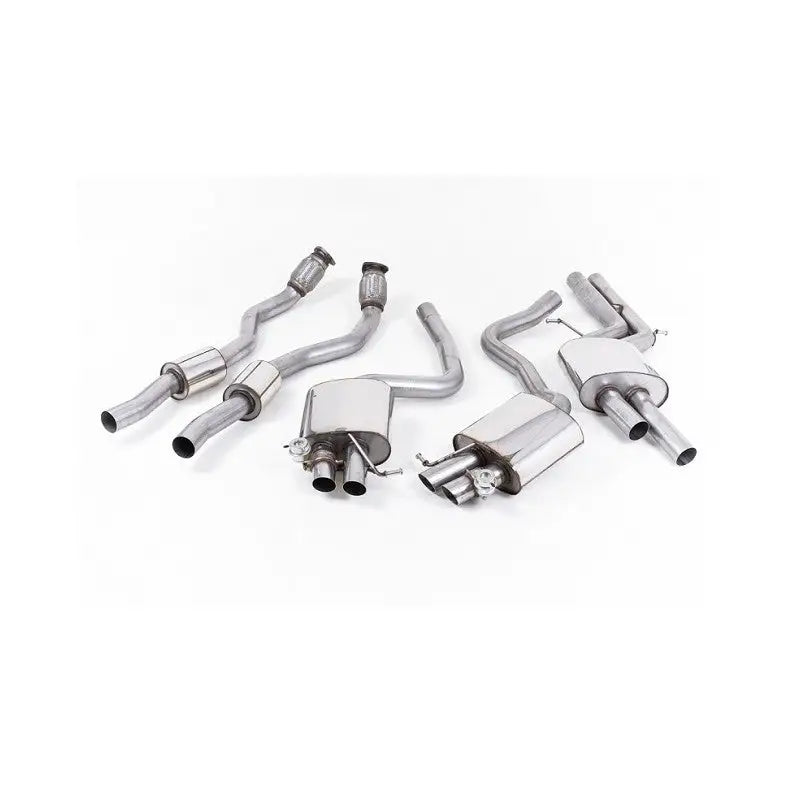 Milltek - Klappenauspuffanlage ab Kat Audi RS4 B8 Avant 12-15 - Abgasanlagen / Downpipes