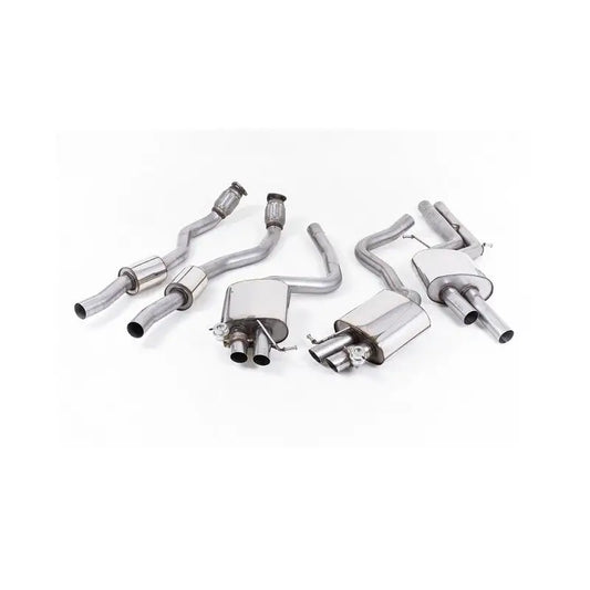 Milltek - Klappenauspuffanlage ab Kat Audi RS4 B8 Avant 12-15 - Abgasanlagen / Downpipes