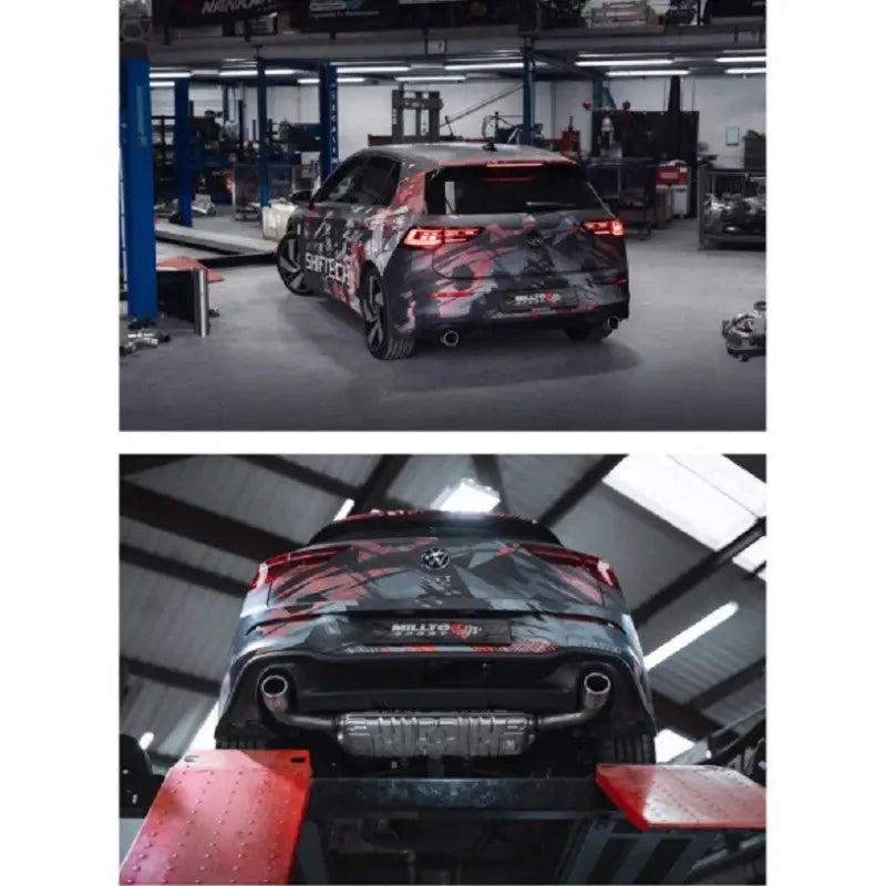 Milltek - Sportauspuff ø 80mm VW Golf 8 GTI ab OPF - Abgasanlagen / Downpipes