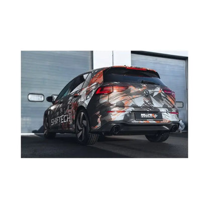 Milltek - Sportauspuff ø 80mm VW Golf 8 GTI ab OPF - Abgasanlagen / Downpipes