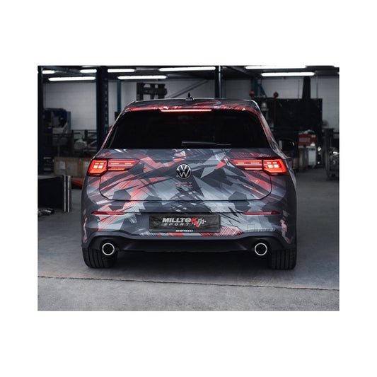 Milltek - Sportauspuff Ø 80mm VW Golf 8 GTI ab OPF