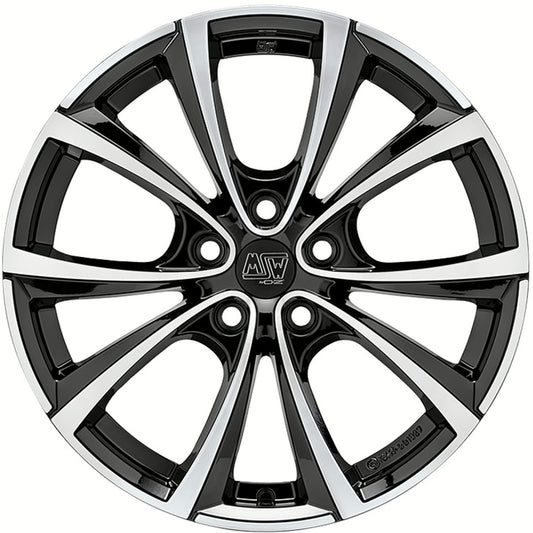 MSW | MSW 27T | 9.5x19 | 5x114.3 | ET45 | GLOSS BLACK FULL POLISHED | W19367001T56