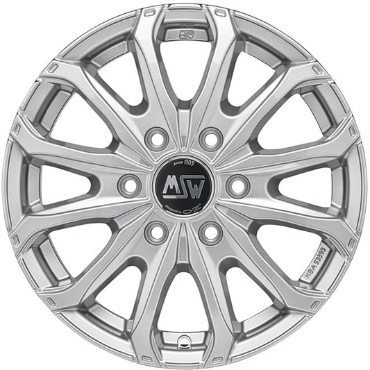 MSW | MSW 48 VAN 6 HOLES | 6.5x16 | 6x120 | ET50 | FULL SILVER | W19341003T09