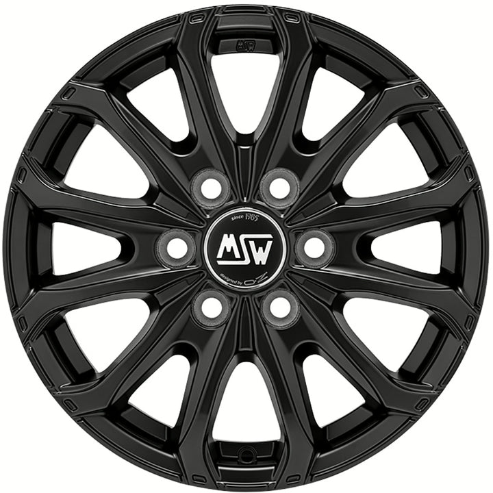 MSW | MSW 48 VAN 6 HOLES | 6.5x16 | 6x120 | ET50 | MATT BLACK | W19341003T53