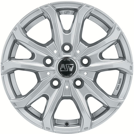 MSW | MSW 48 VAN | 6.5x16 | 6x125 | ET68 | FULL SILVER | W19341002T09