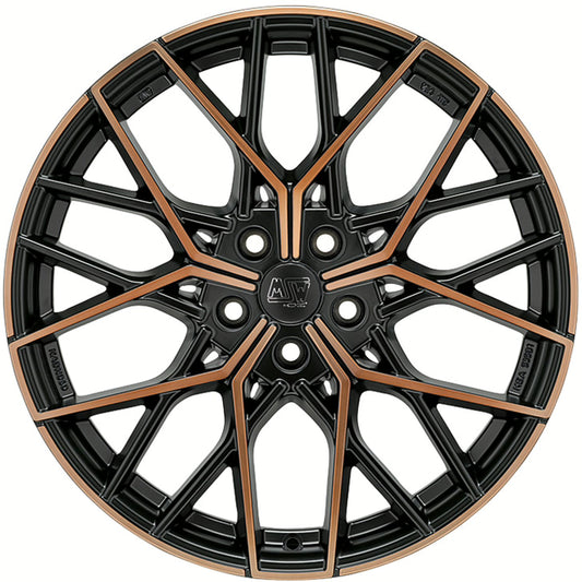 MSW | MSW 74 | 8.5x20 | 5x112 | ET40 | MATT BLACK COPPER FULL POLISHED | W19363504TCAC