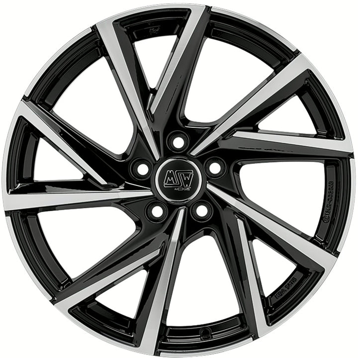 MSW | MSW 80-5 | 8x18 | 5x112 | ET40 | GLOSS BLACK FULL POLISHED | W19388006T56