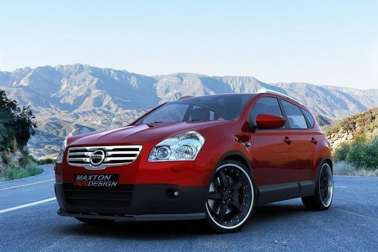 Maxton Design Frontlippe für Nissan Qashqai Vorfacelift schwarz strukturiert