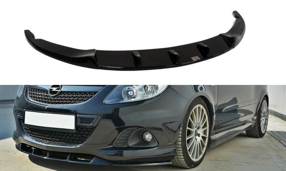 Maxton Design Frontlippe für Opel Corsa D|MK4 OPC schwarz hochglanz