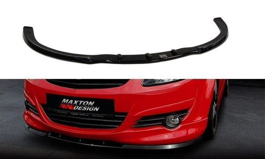 Maxton Design Frontlippe für Opel Corsa D|MK4 OPC Vorfacelift schwarz hochglanz