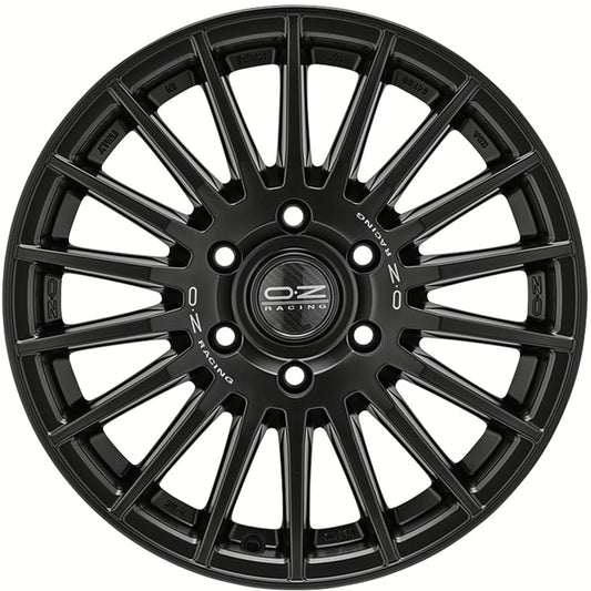 OZ | RALLY DESERT | 8x18 | 5x108 | ET35 | MATT BLACK SILVER LETTERING | W01C73300R9