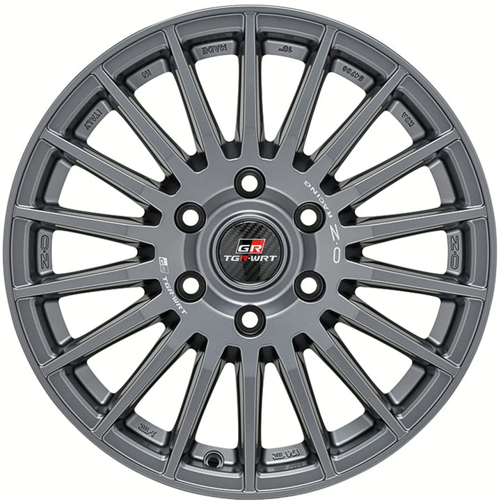 OZ | RALLY DESERT TGR-WRT | 8x18 | 6x139.7 | ET50 | MATT GRAPHITE + SILVER LETTERING | W01C73054TGRRM