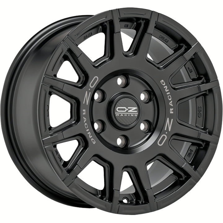 OZ | RALLY LEGEND | 9x20 | 6x132 | ET45 | MATT BLACK + DARK LETTERING | W01E02051CAI