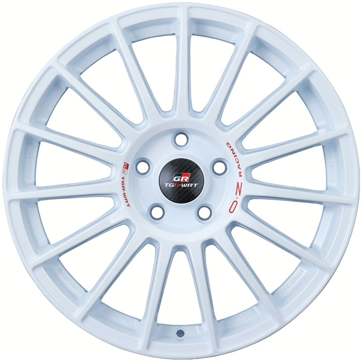 OZ | SUPERTURISMO TGR-WRT | 8x18 | 5x114.3 | ET45 | RACE WHITE + RED LETTERING | W01854207TGRRN