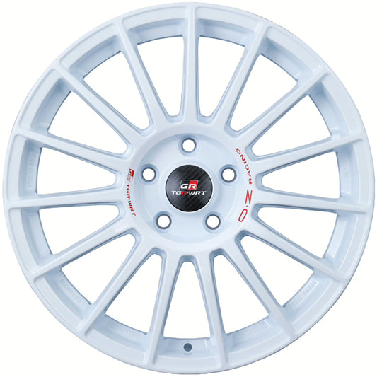 OZ | SUPERTURISMO TGR-WRT | 8x18 | 5x114.3 | ET45 | RACE WHITE + RED LETTERING | W01854207TGRRN