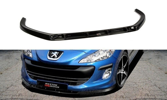 Maxton Design Frontlippe für Peugeot 308 Vorfacelift schwarz hochglanz